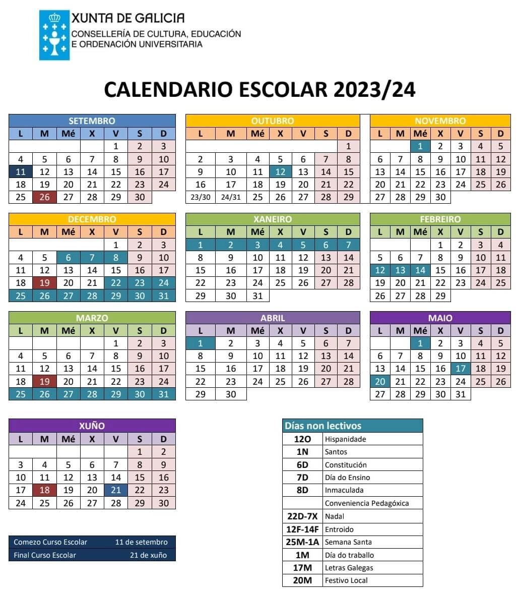 Calendario Escolar 2023 A 2024 Sep Preparatoria Monique Gill Headline