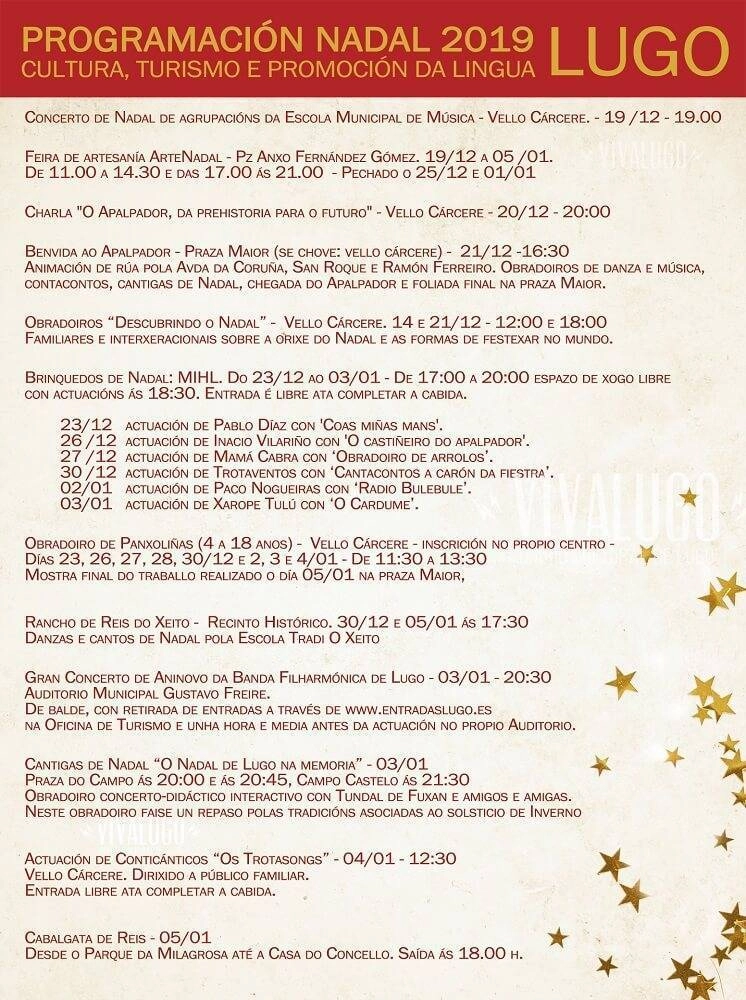 actividades nadal lugo 2019