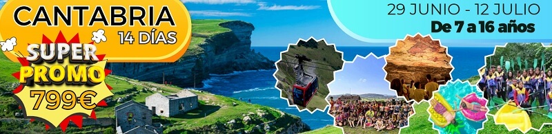 Oferta campamento cantabria 2025