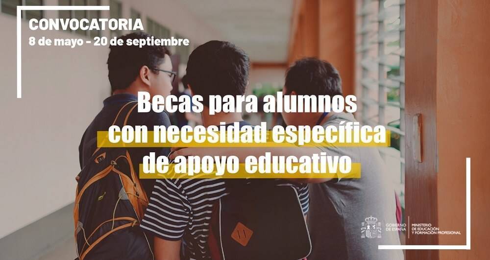 Becas 2023-2024 para alumnos con necesidad de apoyo educativo