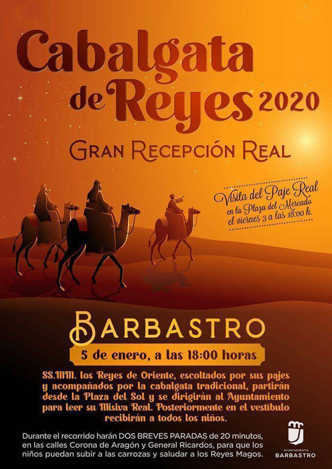 cabalgata de reyes de barbastro 2020