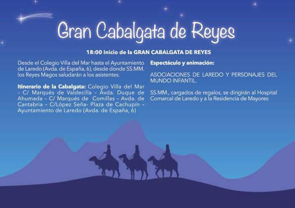 cabalgata de reyes laredo 2020