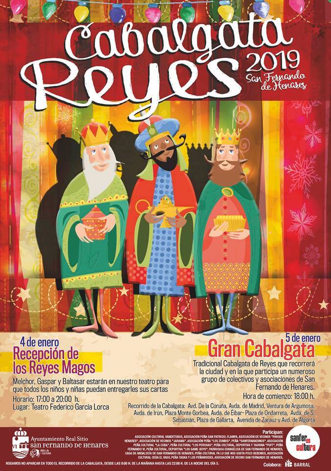 Cabalgata reyes magos San Fernando de Henares 2019