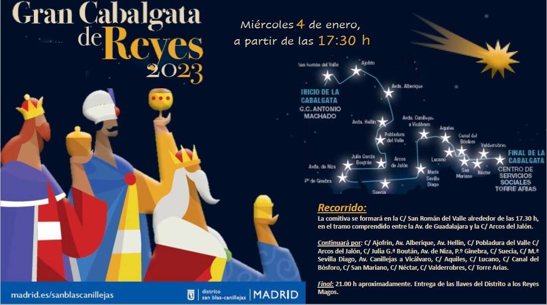 cabalgata san blas canillejas 2023