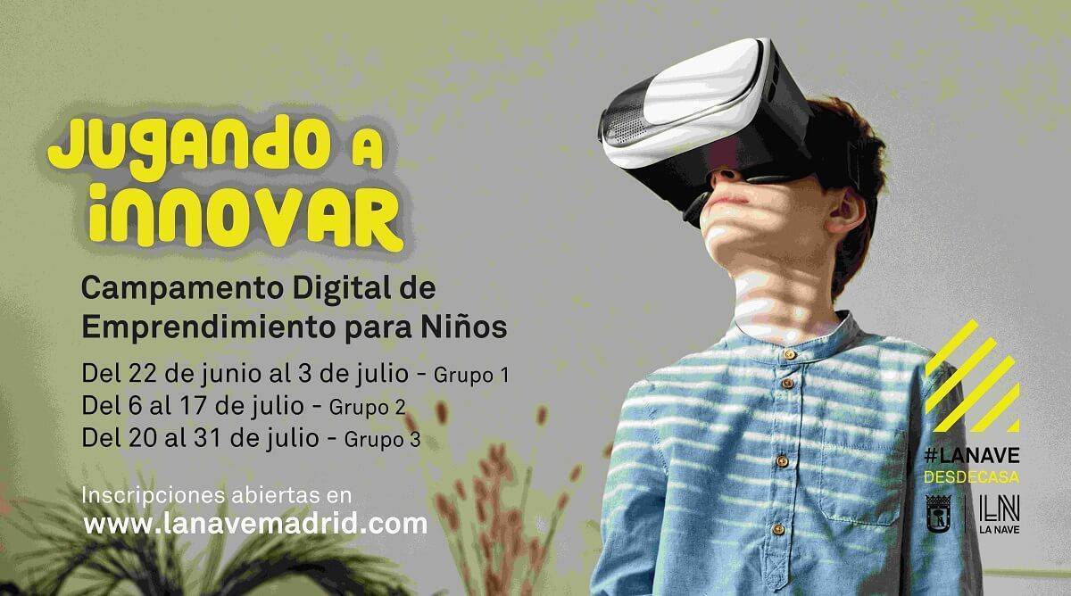 campamento online jugando a innovar