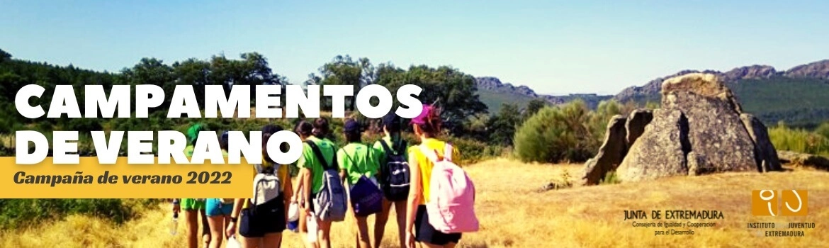 campamentos de verano 2022 del instituto de la juventud de extremadura