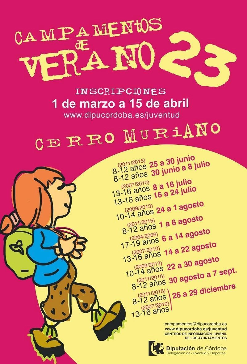 campamentos de verano cerro muriano 2023