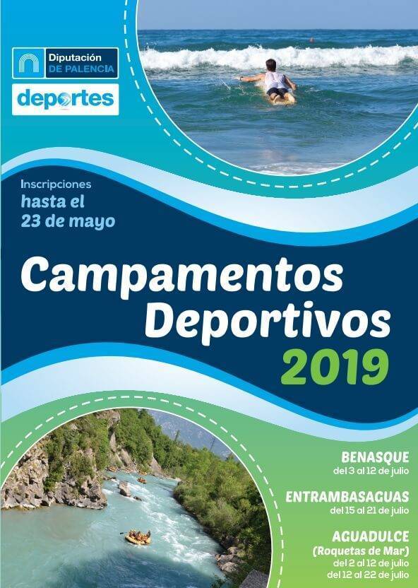 campamentos deportivos verano 2019 de diputacion de palencia