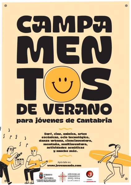 campamentos verano 2024 jovenmania del gobierno de cantabria