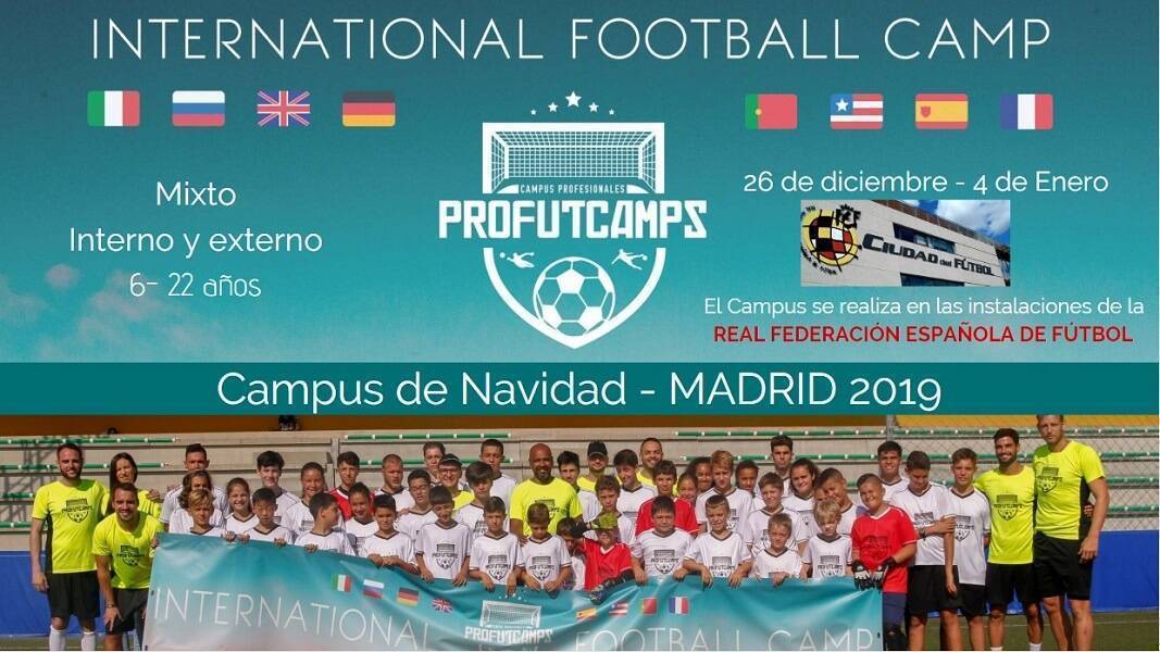 campus internacional de futbol profutcamps navidad 2019