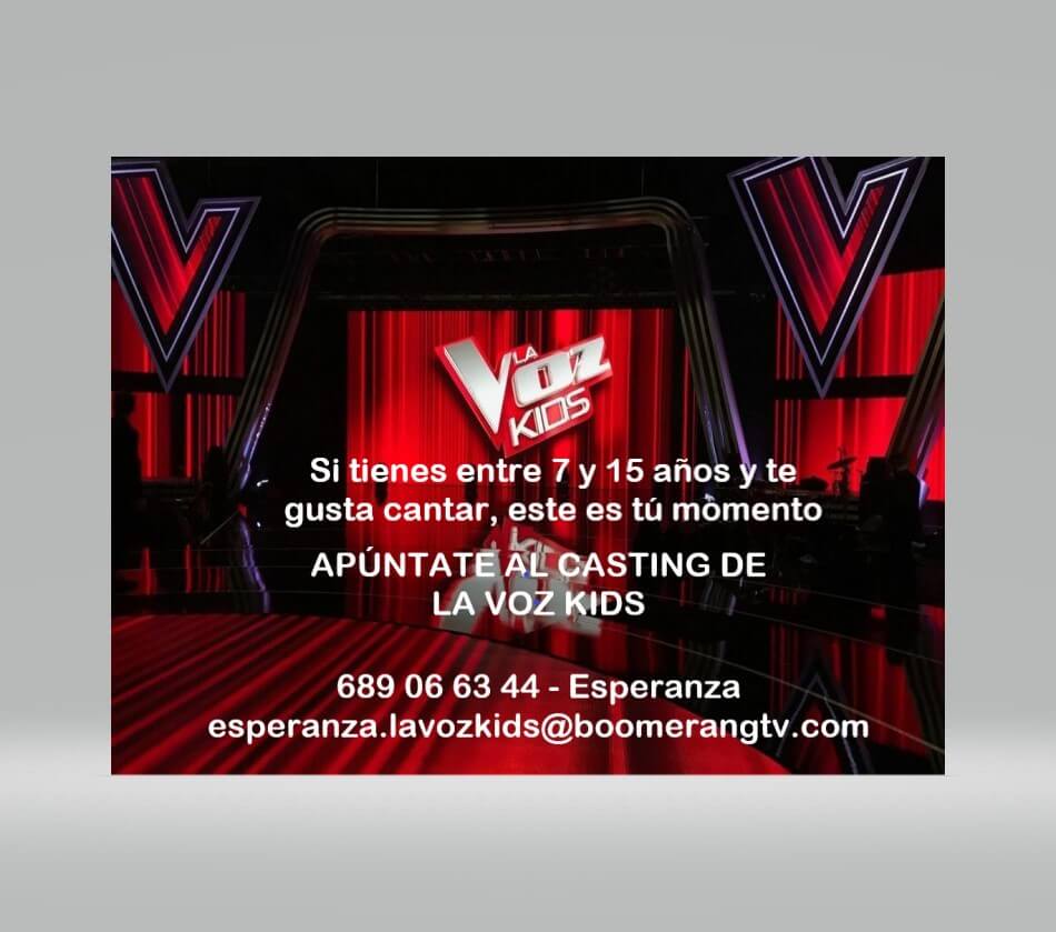 casting la voz kids 2021