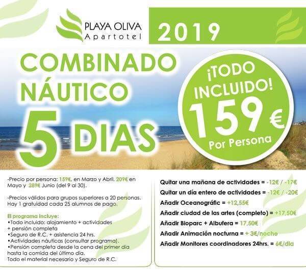 combinado náutico 5 dias