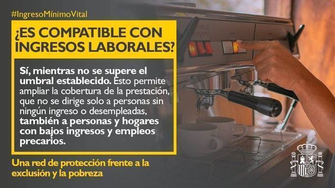 es compatible con otros ingresos el ingreso minimo vital