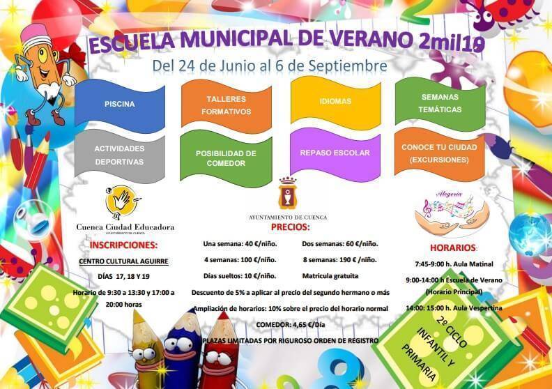 escuela de verano ayuntamiento de cuenca 2019