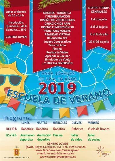 escuela de verano junior ayuntamiento de cuenca 2019