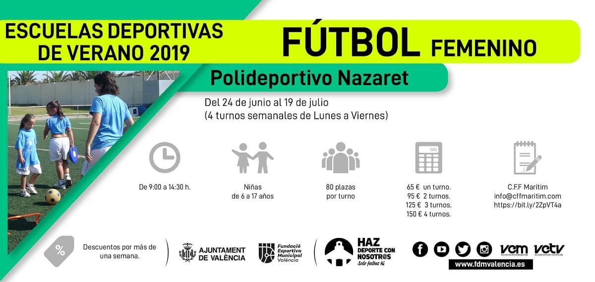 escuela deportiva 2019 futbol femenino natzaret