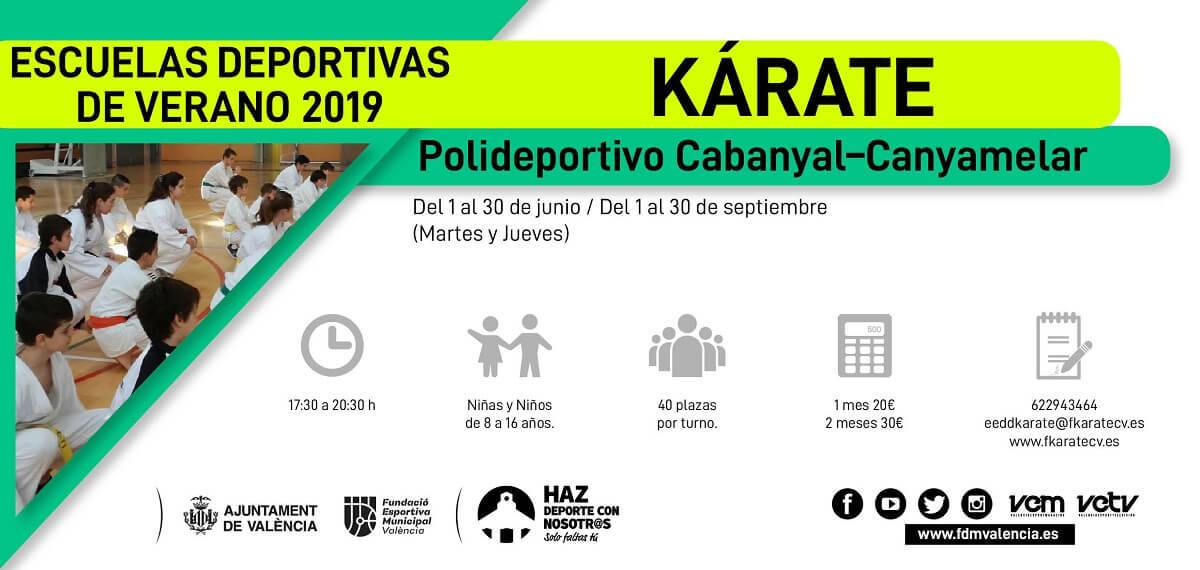 escuela deportiva 2019 karate cabanyal