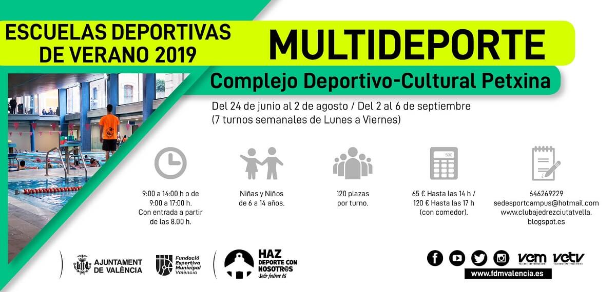 escuela deportiva 2019 multideporte petxina