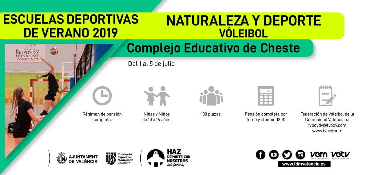 escuela deportiva 2019 voleibol cheste