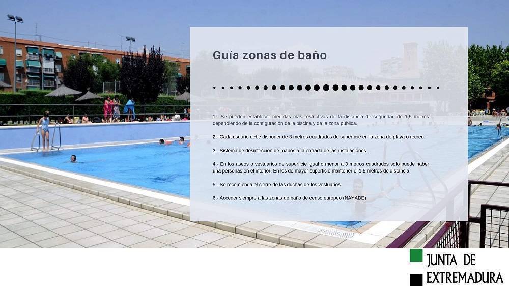 guia de piscinas en extremadura en verano 2020