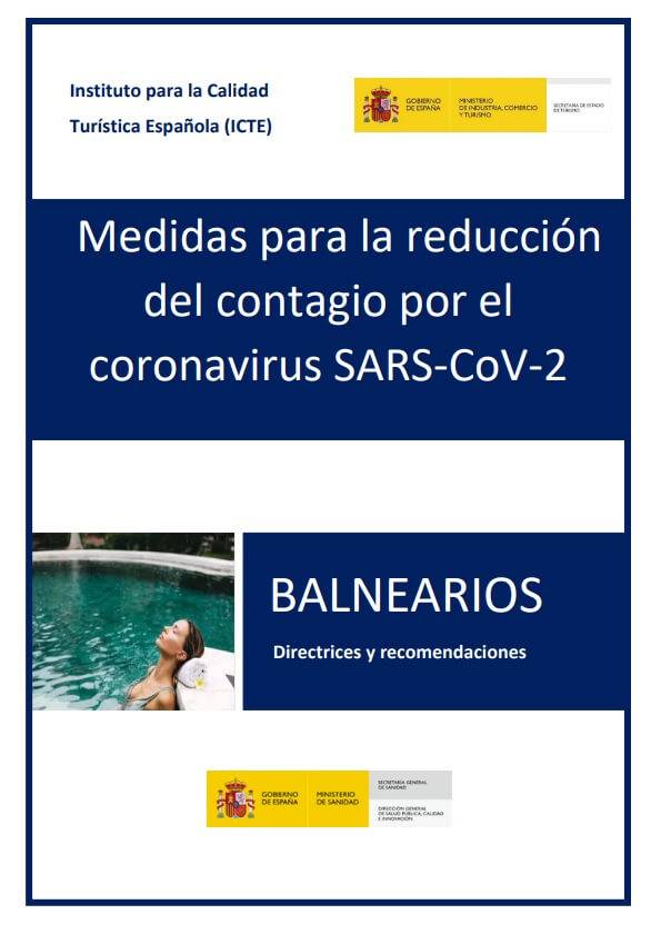 guia para reducir el contagio de coronavirus en Balnearios