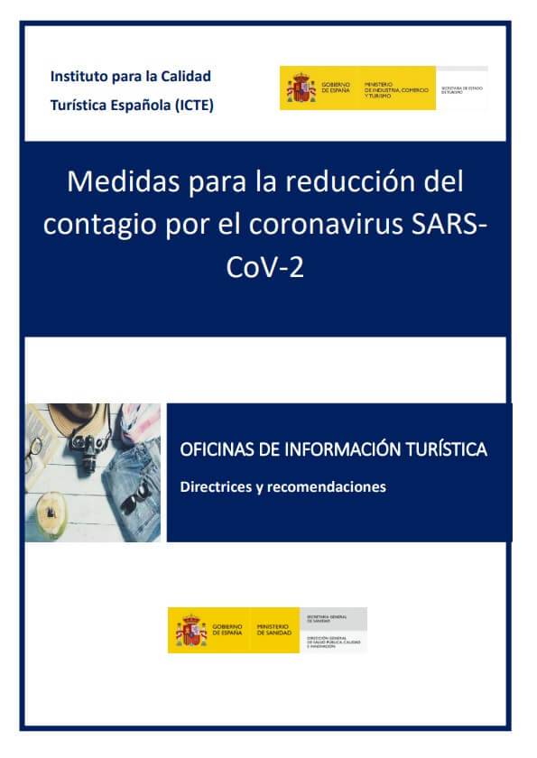 guia para reducir el contagio de coronavirus en Oficinas de Información Turística
