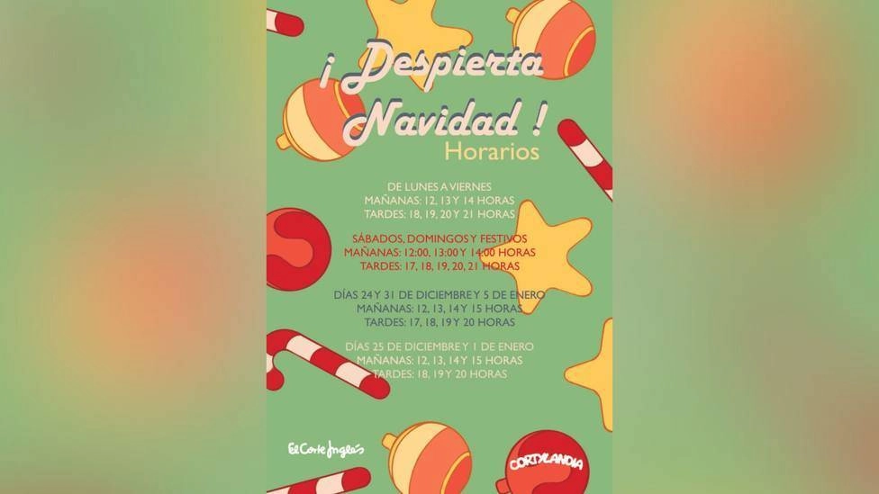 horarios Cortylandia 2022 2023