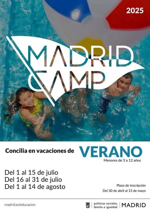 Madridcamp concilia en vacaciones Verano 2025