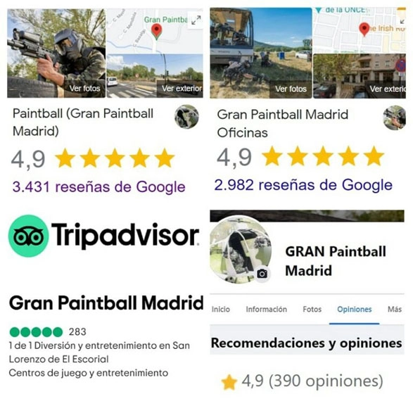 opiniones gran paintball madrid