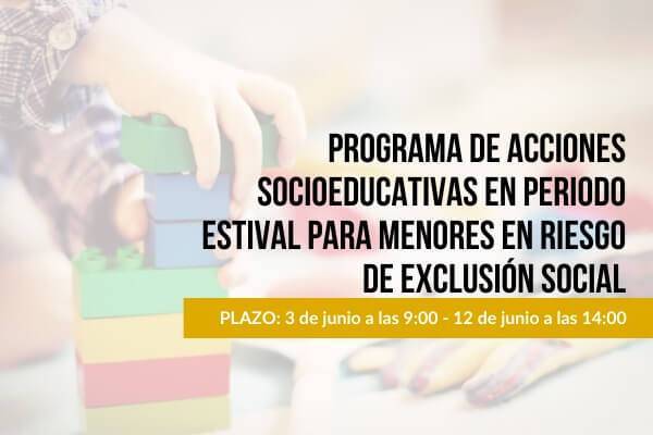 programa acciones socioeducativas verano 2020 ayuntamiento sevilla plazo inscripcion