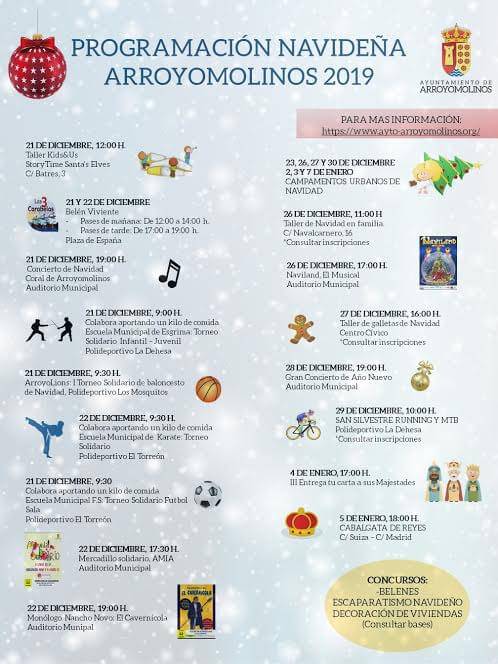 programacion navidad arroyomolinos 2019 2020