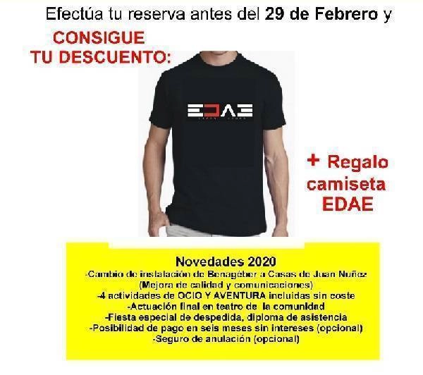 promocion campamentos edae febrero 2020